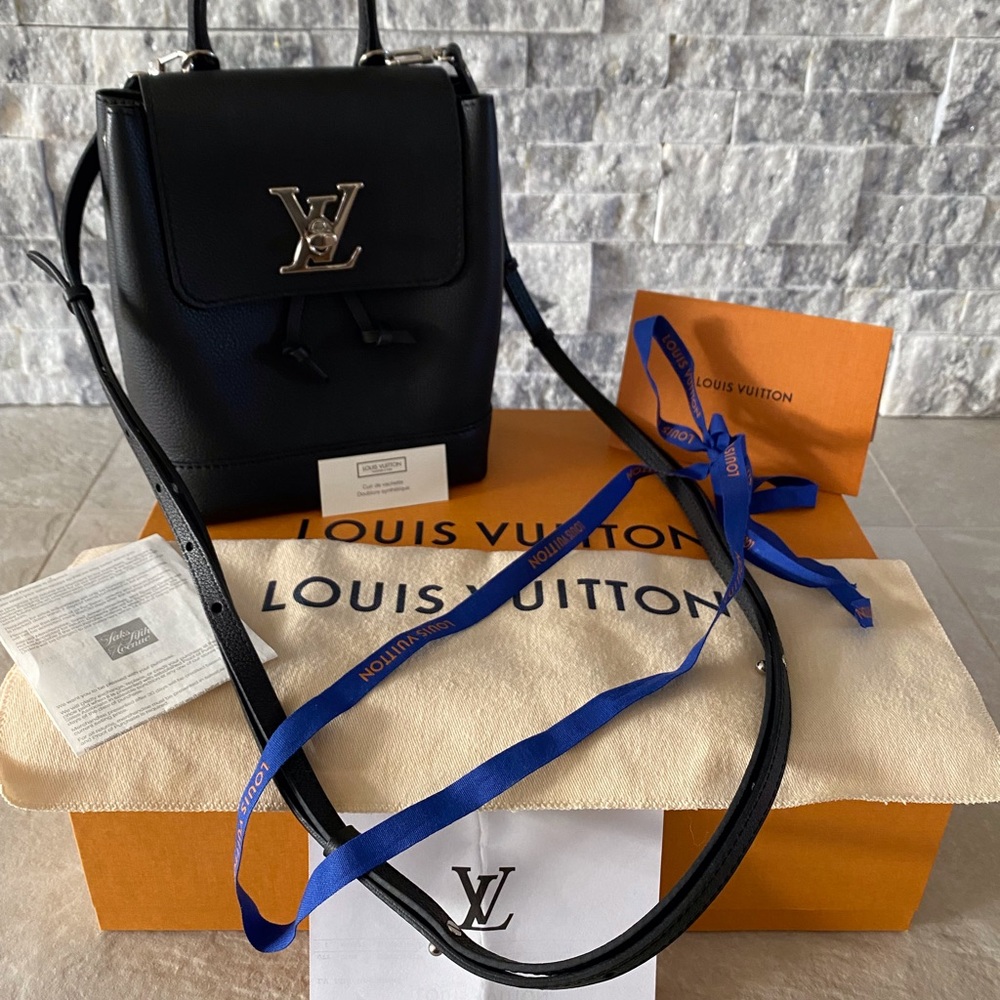 AUTHENTIC Louis Vuitton Mini Lockme Backpack France